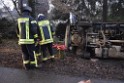 Container LKW umgestuerzt Koeln Brueck Bruecker- Dellbruecker Mauspfad P055